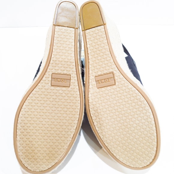 Tom's Monica Slingback Espadrille Wedge Sandals-10 - Picture 7 of 7